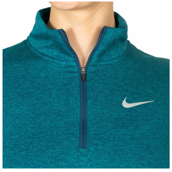 Nike Ladies Element Dri-Fit Half Zip Top ~ BLUE - Picture 5 of 7